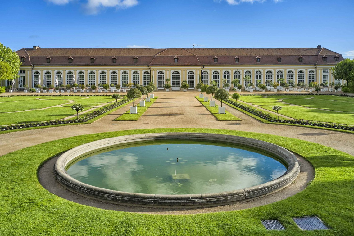Bild Ansbacher Orangerie mit Hofgarten